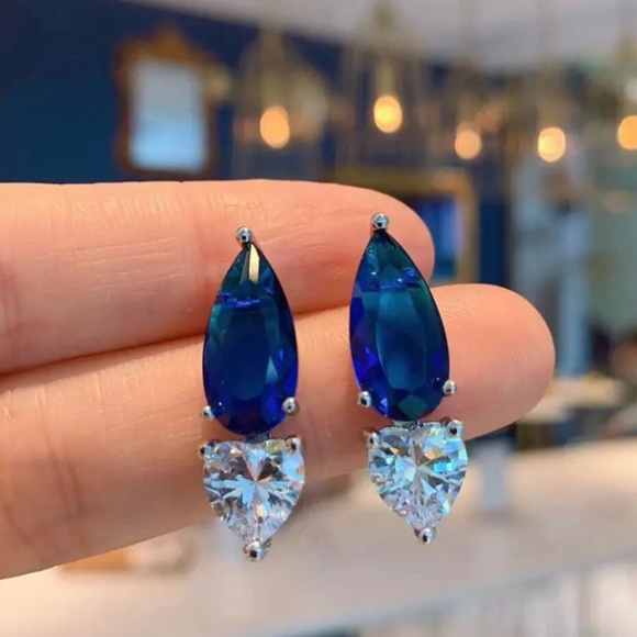 ✨✨Tanzanite Drop Pendant & Earring Set✨✨✨ - Picture 2 of 5